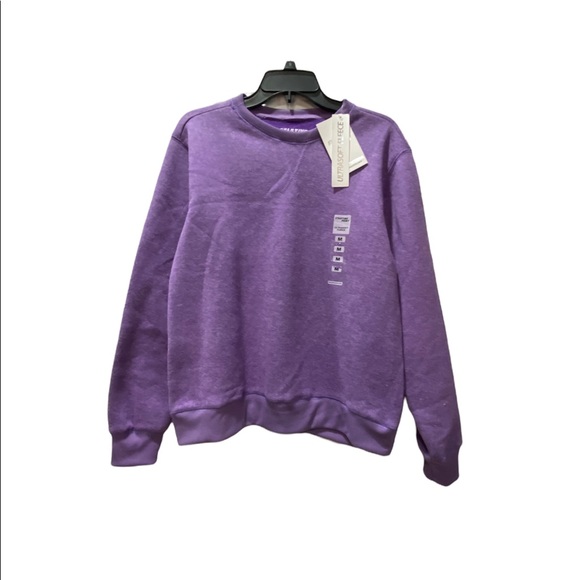 starting point Tops - Starting Point Ultra Soft Fleece Purple Sweatshirt Pullover Medium New NWT